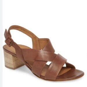 Paul Green Brown Reese Slingback Strappy Sandals - 3.5UK / 6US